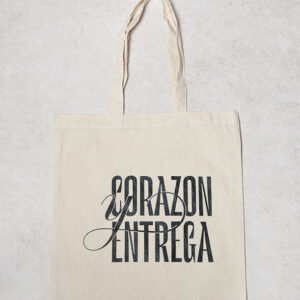 Totebag Corazon y entrega